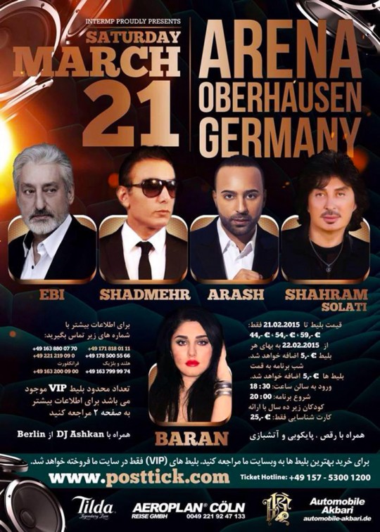 Norooz Concert Oberhausen PersianEvents
