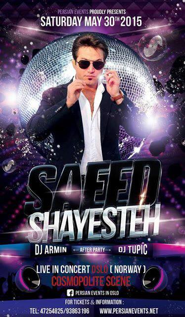 Saeed Shayesteh Live in concerts - Oslo - Norway