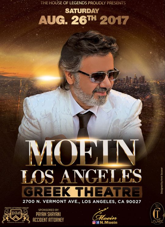 Moein Live In Los Angeles PersianEvents